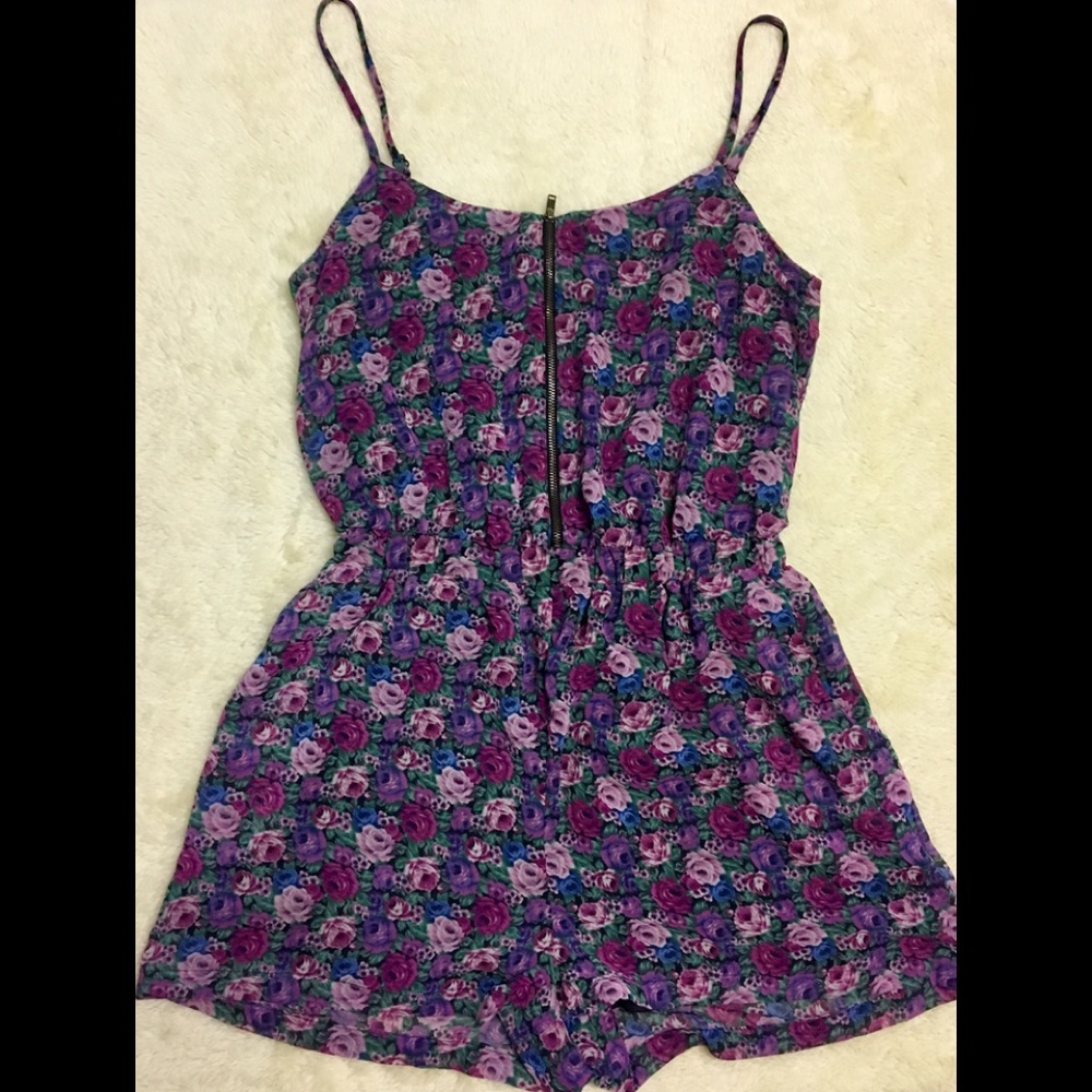 Forever 21 Floral Romper